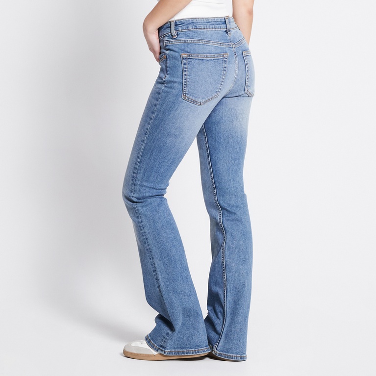 Low waist bootcut jeans "Low Boot" Mid wash